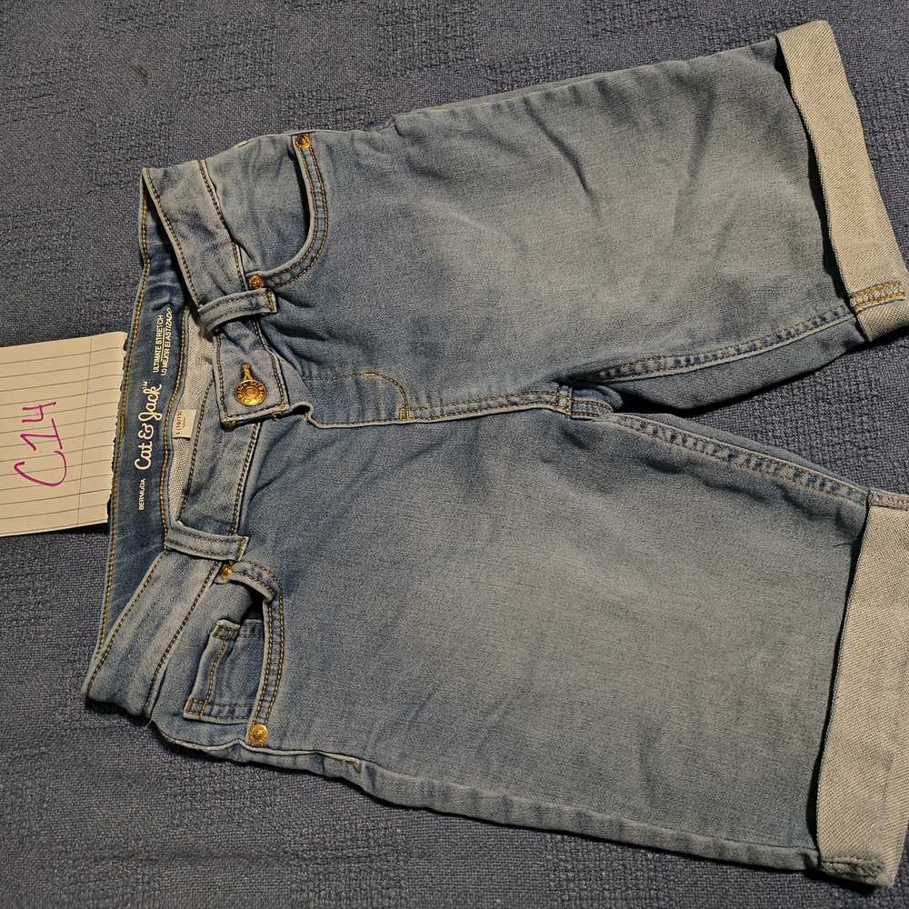 Cat & Jack Light Blue Kids Shorts
